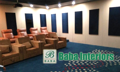 Home Theater Seating System and Layout.