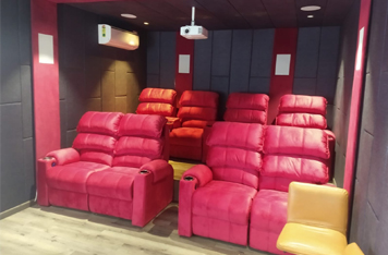 home theater room setup